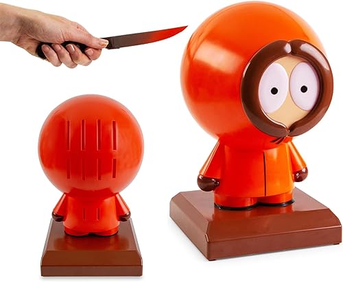 South Park Kenny - Soporte para cuchillos de 10 ranuras  Organizador de almacenamiento de cocina independiente, exhibición de cubiertos que ahorra