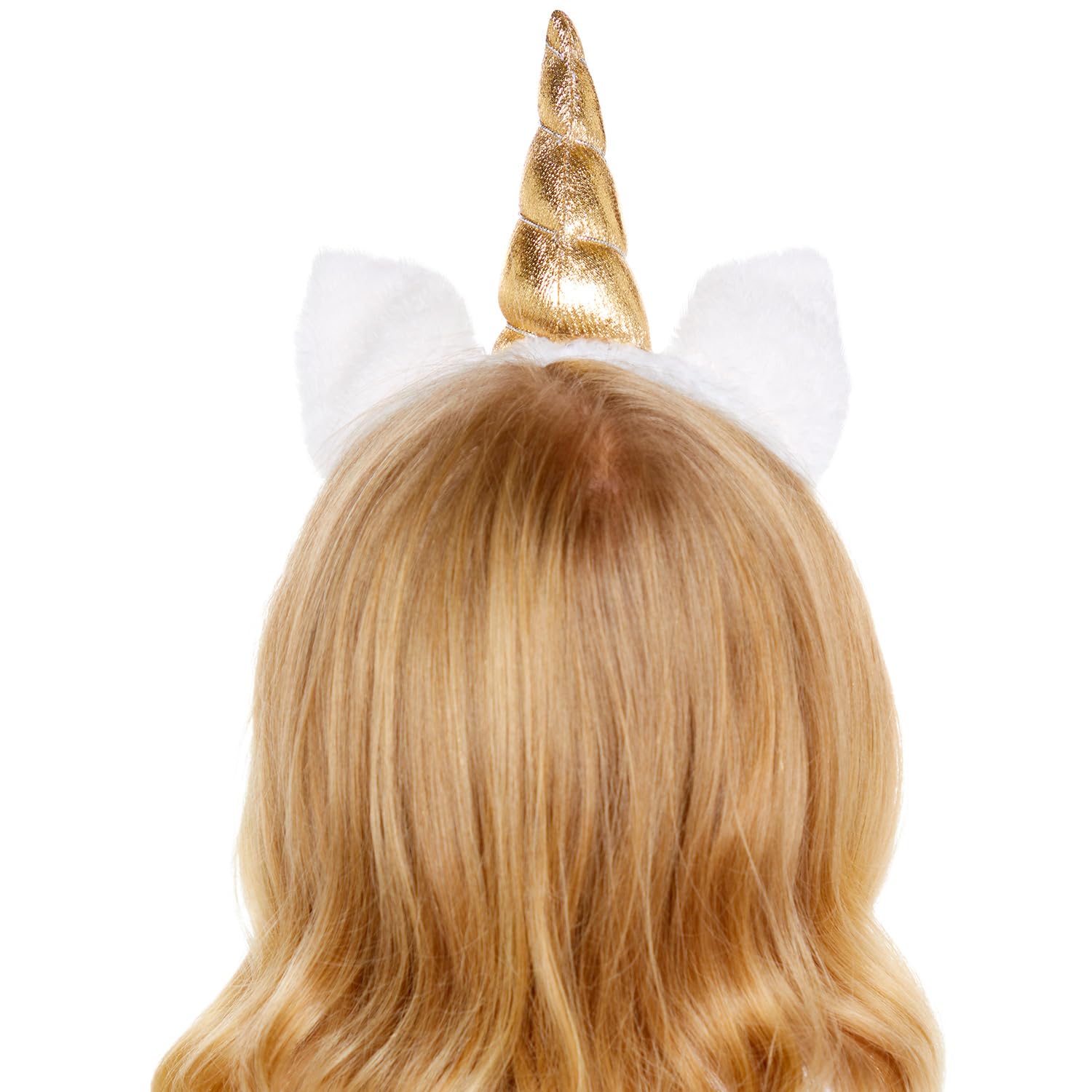 Plush Unicorn Headband, Multi - Image 4