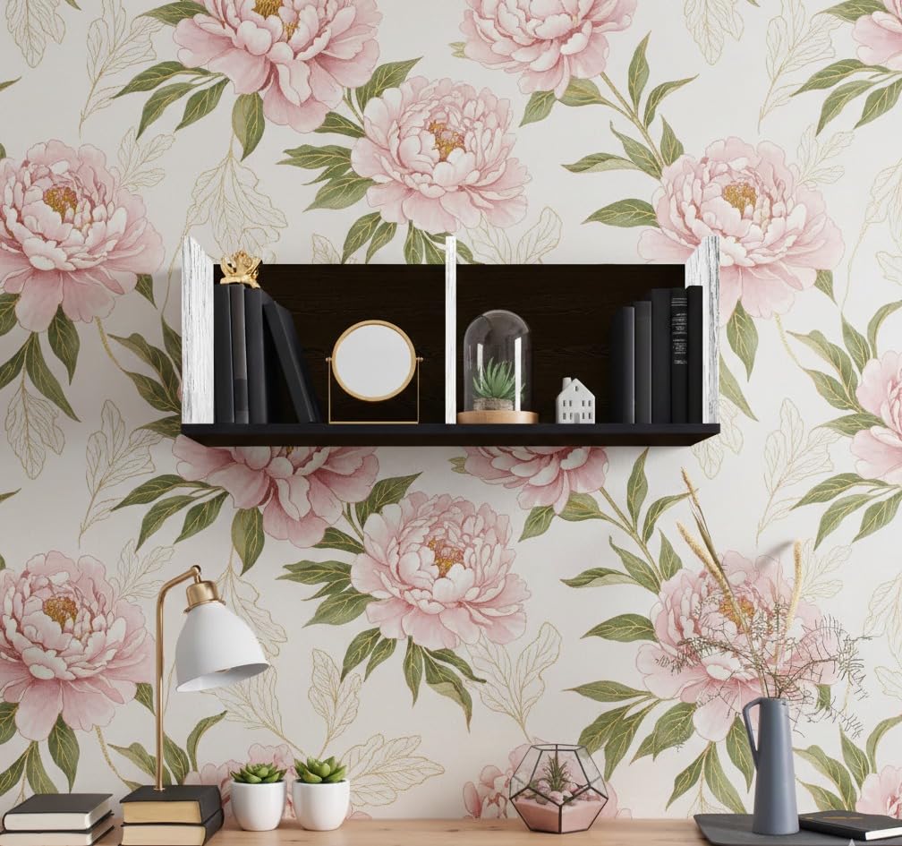 Ankit Crafts Multi-Purpose Floating Shelf Wenge White-picture-32