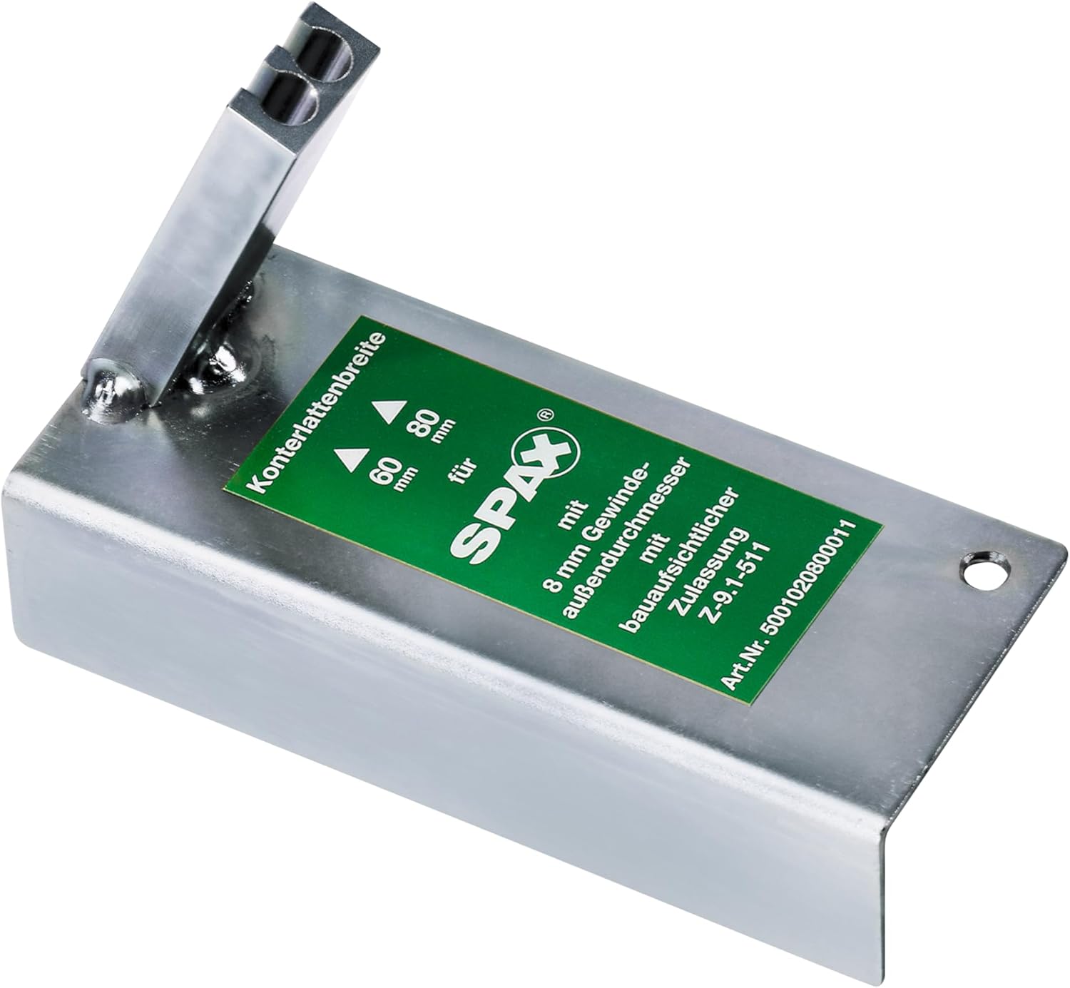 Spax Screw Gauge for Roof Insulation with Spax Plate and 8 mm Countersunk Slotted Head 5001120800011