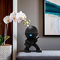 Vista 11 de Splin Soporte de mesa compatible con Yaxa Alexa Smart Speaker Echo Dot (4ª y 5ª generación) y Apple HomePod Mini, Vegas Boy (negro)