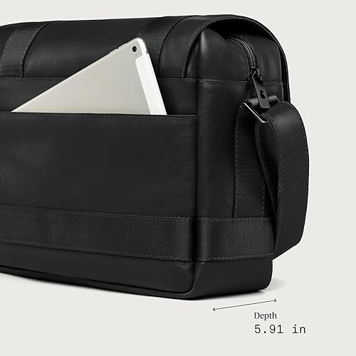 Miniatura 5 de Nordweg Dolomites NW105 - Maletín de cuero premium con funda para laptop de 13 pulgadas y compartimentos para trabajo y estudio