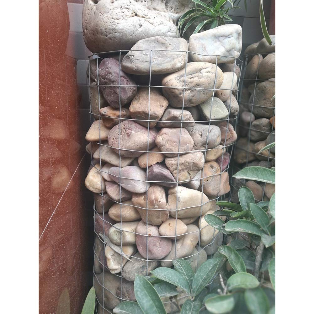 CHENWMZ Rotolo di Rete Metallica zincata a Caldo per Recinzione - Rete Metallica per recinzioni da Giardino, recinti per Animali, Protezione da Cervi e Pecore – Include pinz