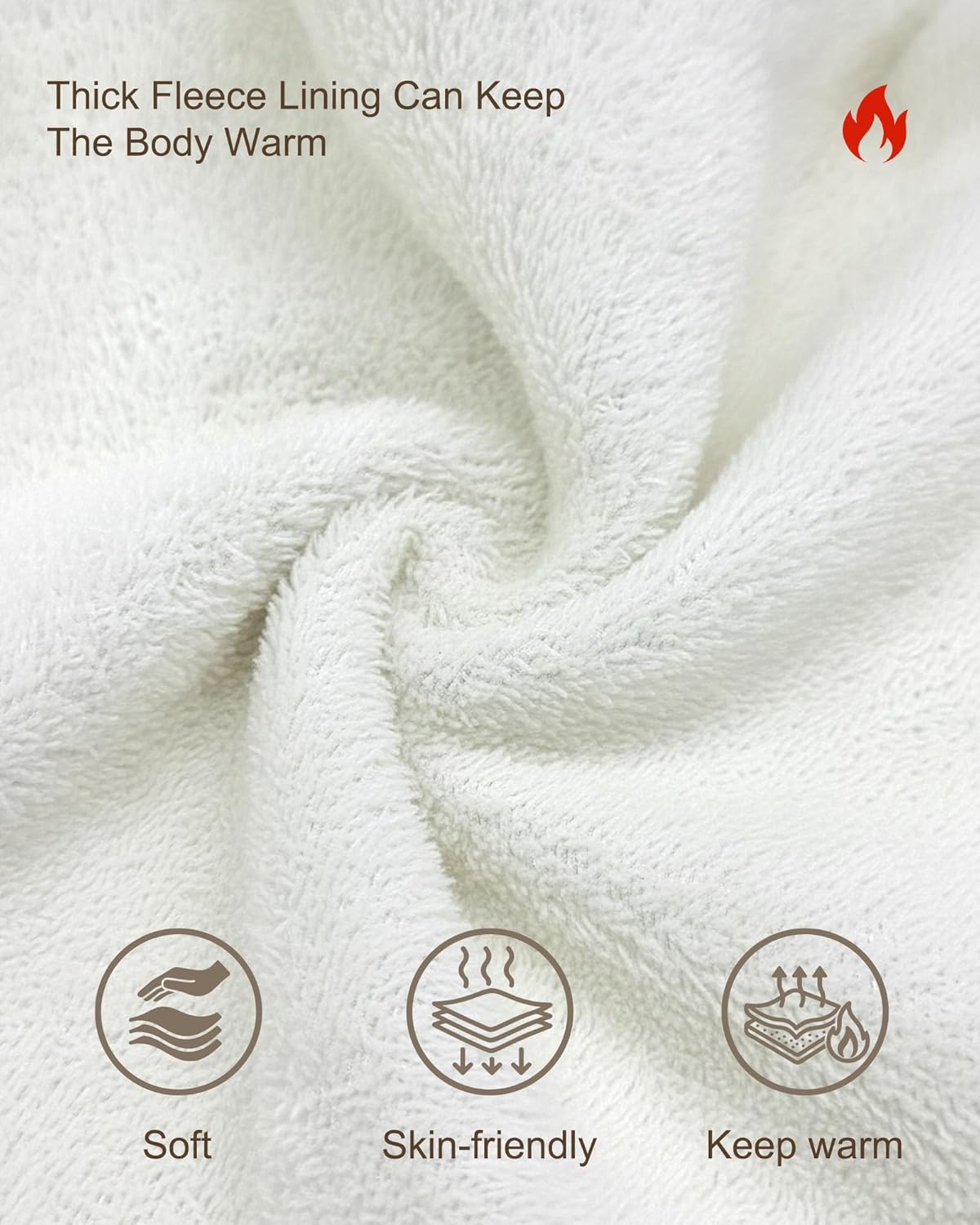 Coume 2 Pcs Fleece Lined Leggings for Women Soft High Waisted Thermal Workout Yoga Pants Women Warm Winter Thick Leggings - Image 5