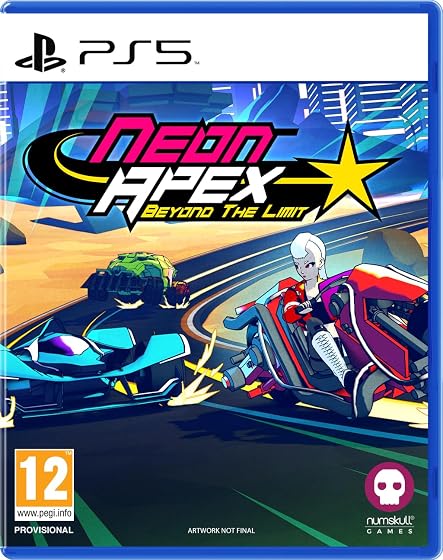 Neon Apex: Beyond the Limit no PS5. velocidade neon com alguns solavancos
