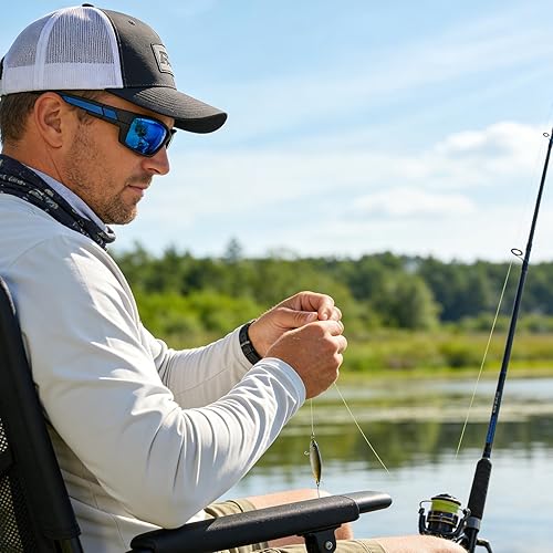 Miniatura 2 de Polarized Sports Sunglasses for Men Wrap Around UV400 Sun Glasses for Running Fishing Cycling and Driving TR90