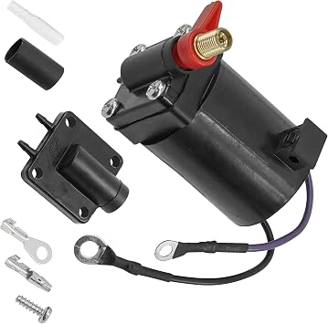 Caltric Fuel Primer Choke Solenoid Compatible with Johnson Compatible with Evinrude OMC 5007356 437233 437238 43762 434326 397909 582865