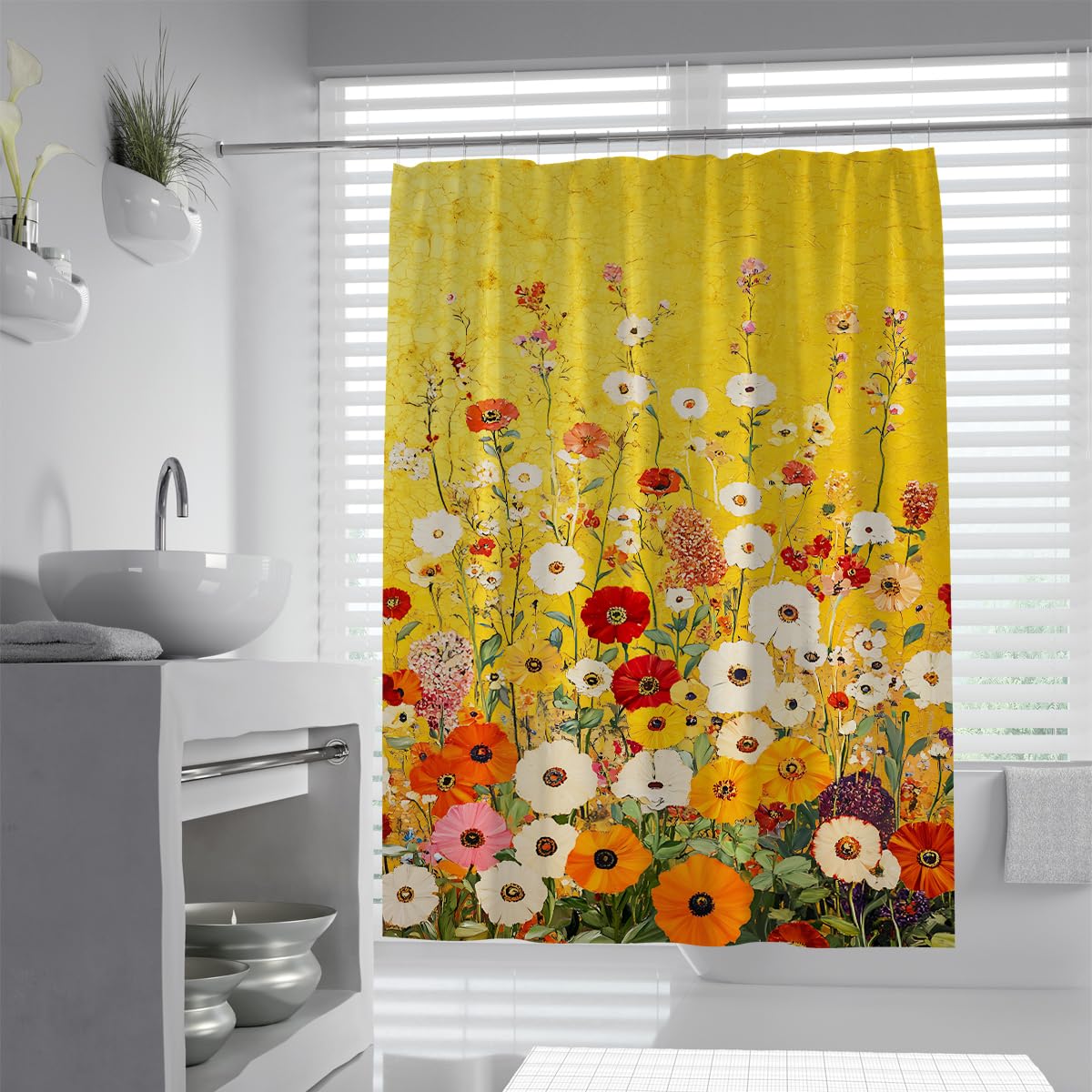 Magic Tree of Life Shower Curtain 180x180 Abstract Swirl Branch Bathroom Curtain Aesthetic Oil Painting Waterproof Bath Curtain Bathroom Accessories