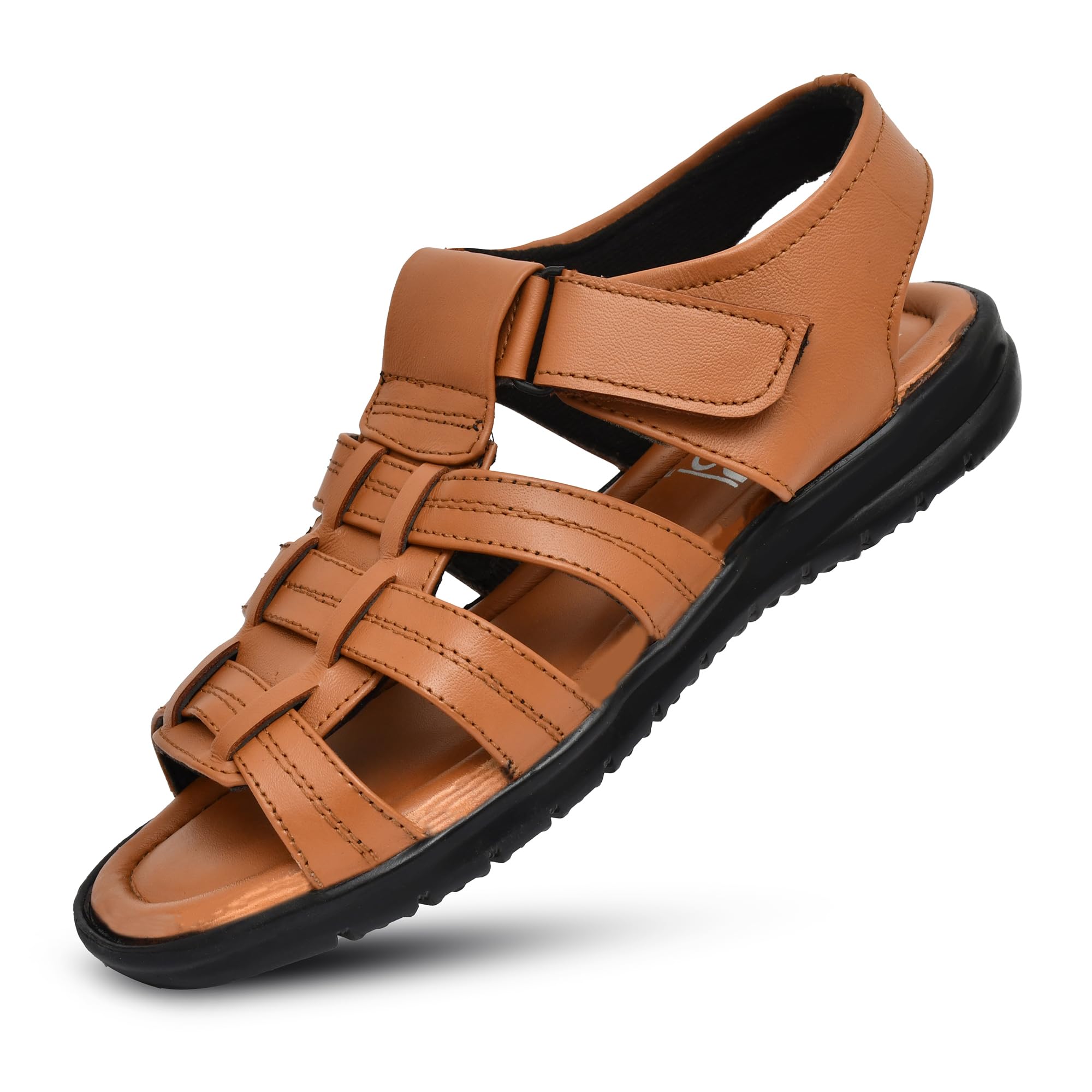 doda Genuine Leather Casual Sandal and Floaters for Men's|| for Daily Use Outdoor Indoor Formal Office Home Ethnic Casual Wear-picture-48