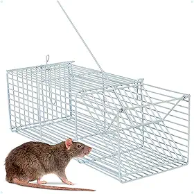 ARMADILHA RATOEIRA ARAMADA PARA CAPTURAR RATOS ROEDORES E CAMUNDONGOS