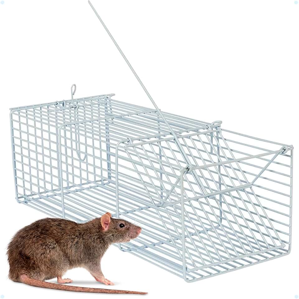 ARMADILHA RATOEIRA ARAMADA PARA CAPTURAR RATOS ROEDORES E CAMUNDONGOS