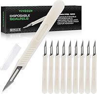 Vista 2 de VIVOSUN Cuchillas de acero de alto carbono #11 para plantas de corte y propagación