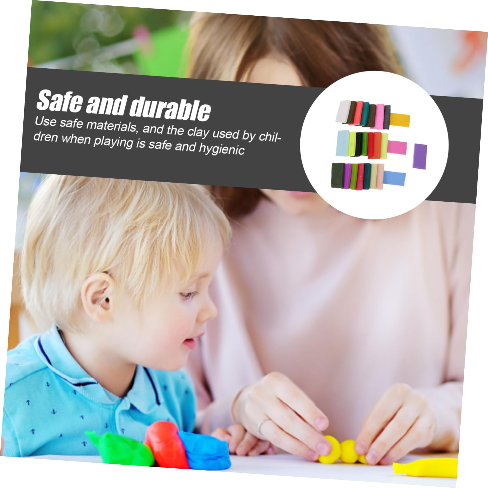 OSALADI 2 Juegos Herramientas de Escultura Arcilla Kit de para Manualidades Diy con Colores de Arcilla y Accesorios para Modelado