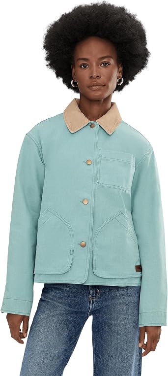 L.L.Bean Women's Lightweight Field Jacket, Oyster Blue, S