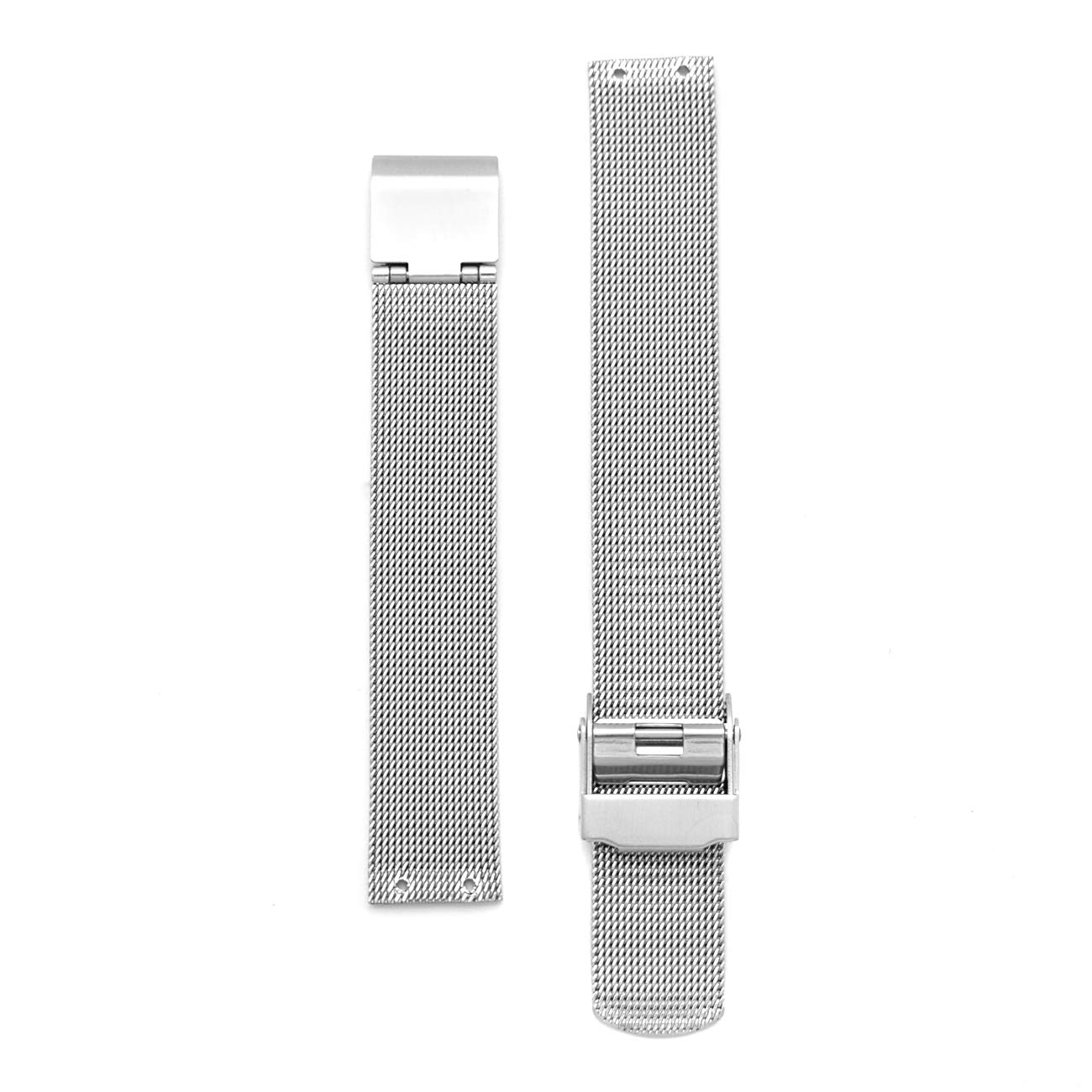 14mm Screwing Stainless Steel Watch Strap Replacement for Skagen (silver)