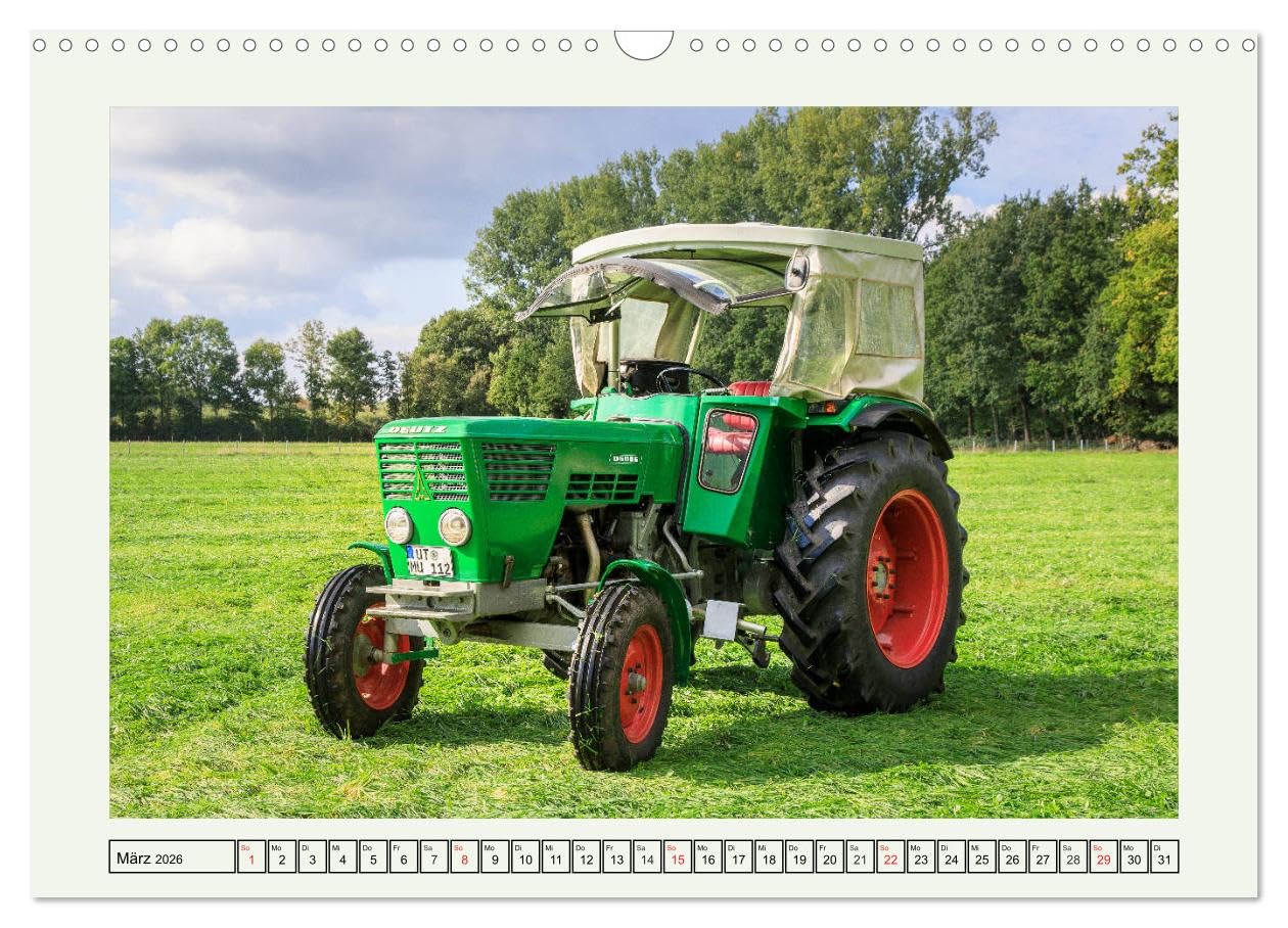 Alte Schätzchen - Traktoren (Wandkalender 2026 DIN A3 quer), CALVENDO Monatskalender: Beeindruckende Bilder nostalgischer Oldtimer Traktoren (CALVENDO Technologie)