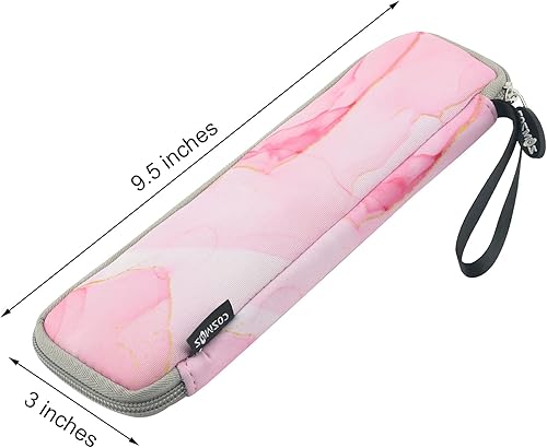 Miniatura 2 de Cosmos Bolsa de transporte portátil reutilizable de viaje, estuche de almacenamiento de cubiertos, organizadores para cuchara de paja, tenedor,