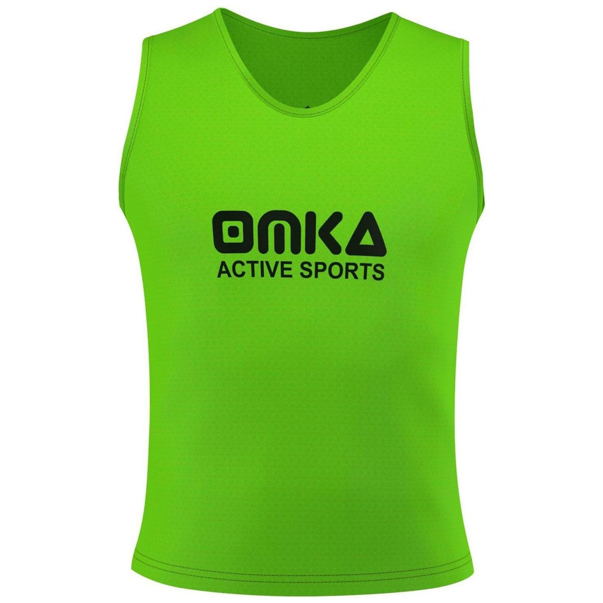 OMKA 10 Stück Fußball Leibchen Trainingsleibchen Markierungshemd Fußballleibchen für Kinder Jugend und Erwachsene