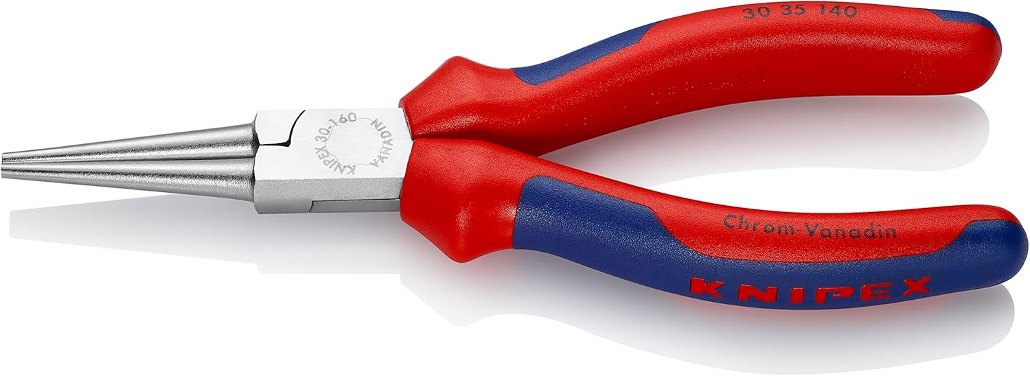 Knipex 30 35 140 Long Nose Pliers 5,51" with smooth gripping surfaces