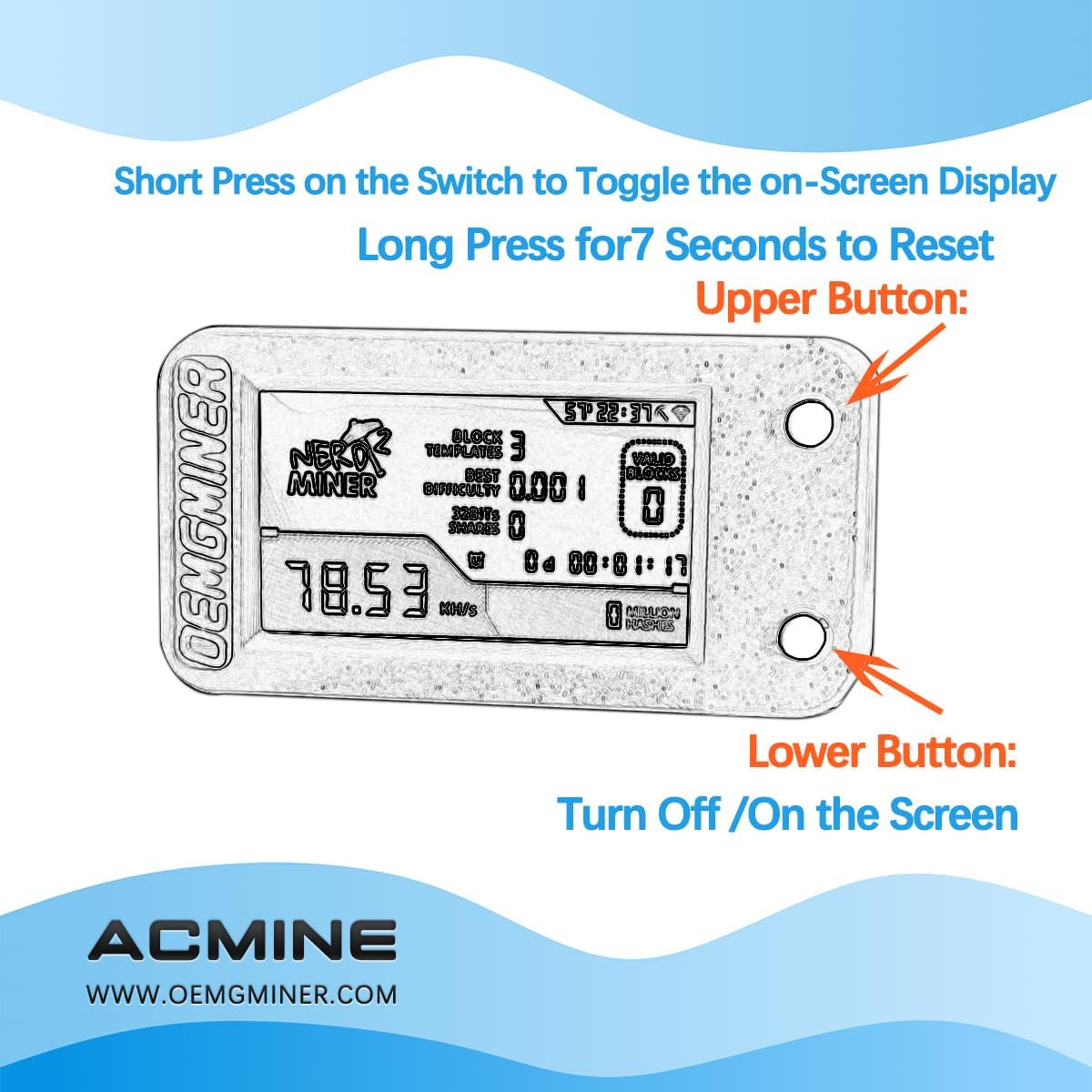 NerdMiner V2 Pro 78KH/s T-Display S3 1.6.3 ビットコイン ソロ宝くじ マイナー 勝利 3. DEVCE  NerdMiner Hub 550/S ソロ抽選マイナー 10x55K マイナーコンボキット ビットコイン BTC マイ Dewuoyeu  NerdMiner Hub 550/S ソロ抽選マイナー 10x55K マイナーコンボキット ...
