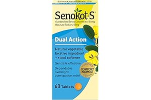 Senokot-S Dual Action Tablets: Extra Strength Constipation Relief