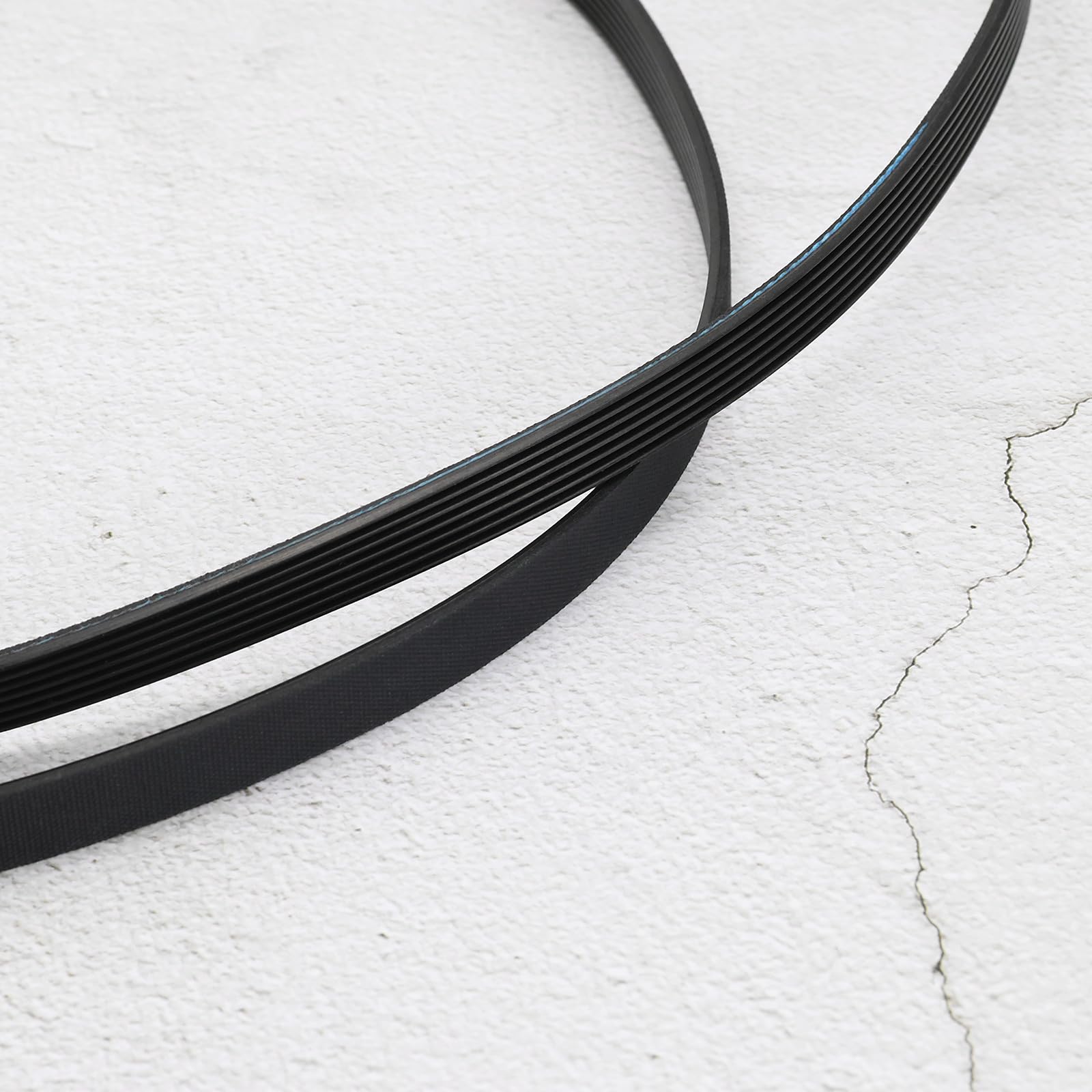 7PH2012 Wäschetrockner-Riemen Kompatibel mit Logik LCD8W18 LCD7W18 Breite 11,2 Mm Umfang 2012 Mm Wäschetrockner-Zubehör für Zuhause Hotel Schwarz