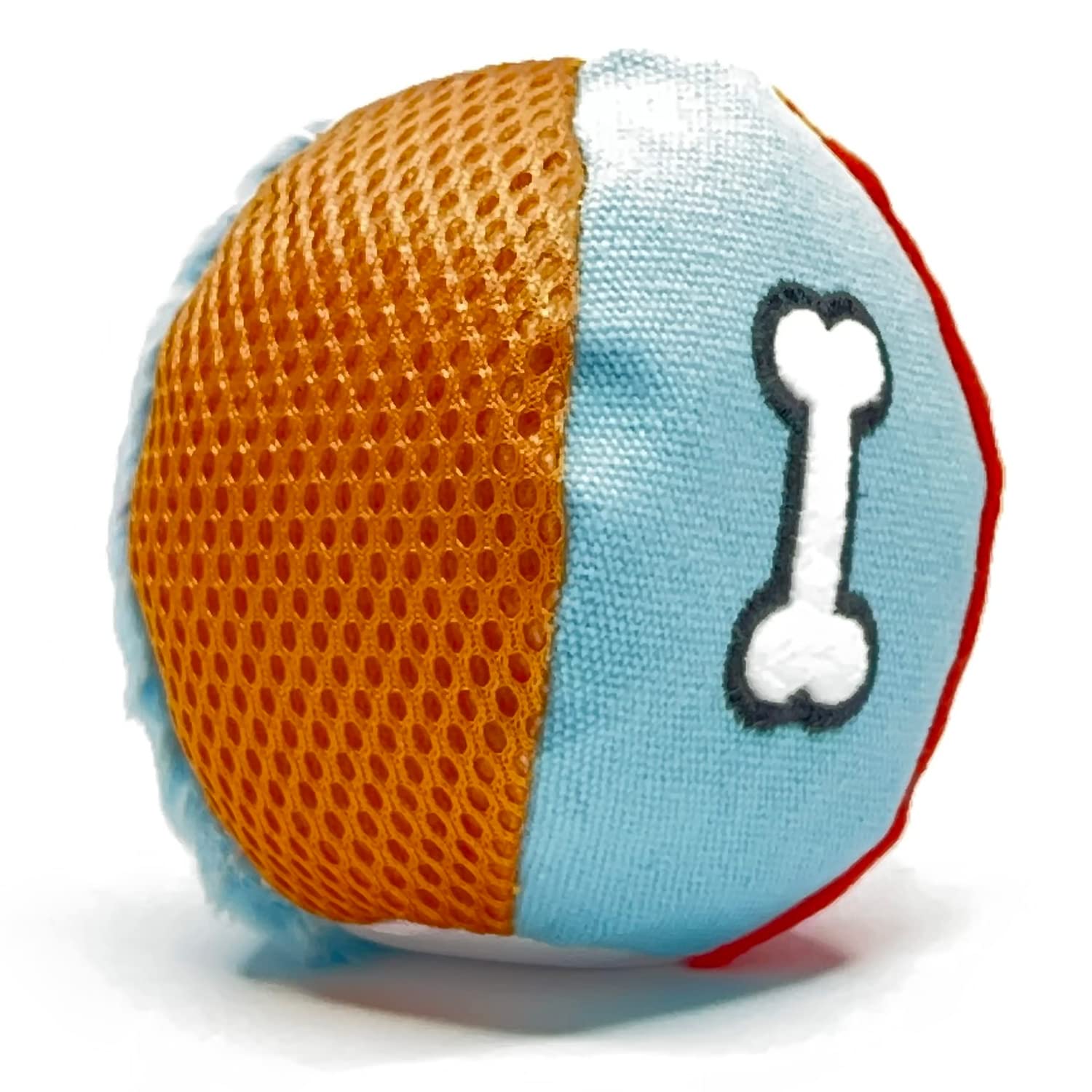 Glory To Dog Medium Soft Ball Plush Dog Toy Chewable Plush Squeaky Ball Stuffed with Fluff for Puppies