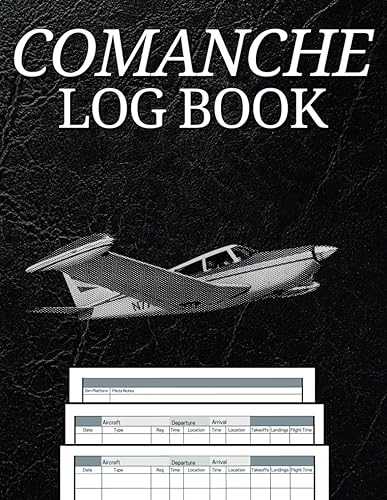 Comanche Log Book: Wide-Lined Flight Simulation book for Easy Writing – Perfect for Comanche Sim Pilots and Virtual Aviation Enthusiasts