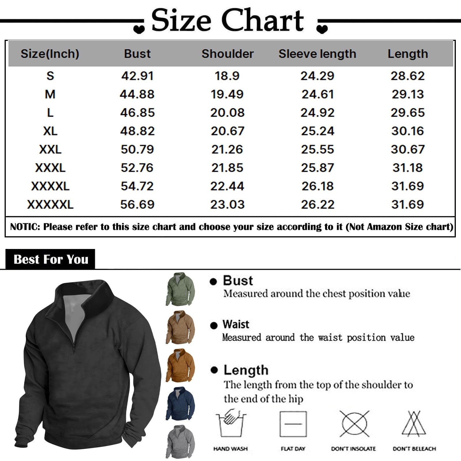 Sweatshirt en Polaire à Manches Longues et Fermeture éclair 1/4 pour Homme 2026 Pull d'hiver Chaudes Pullover Sweater
