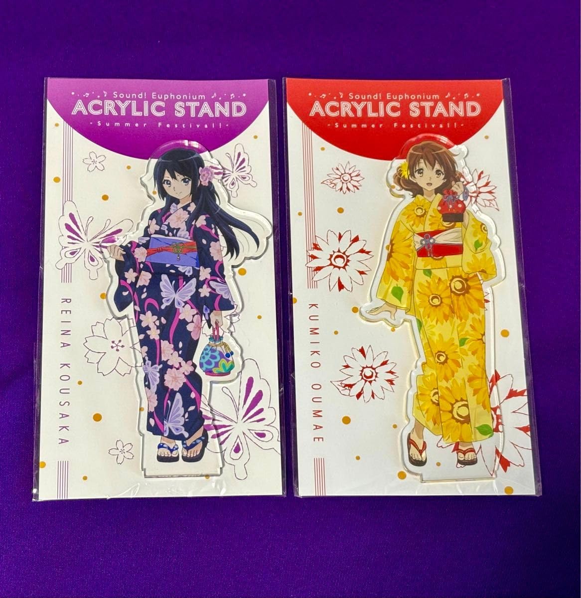 夏祭り！アクリルスタンド 響け！ユーフォニアム 黄前久美子 高坂麗奈 みぞれ等 夏祭り！アクリルスタンド 響け！ユーフォニアム 黄前久美子