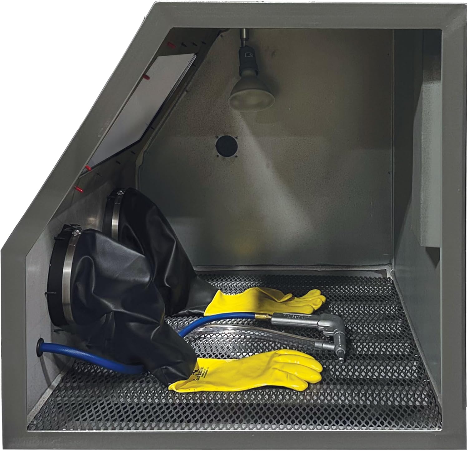 Skat Blast TP Tools USA 2840FP Abrasive Sandblast Sandblasting Cabinet with HEPA Vacuum, 40" W x 28" D x 28" H Work Area, Made in USA