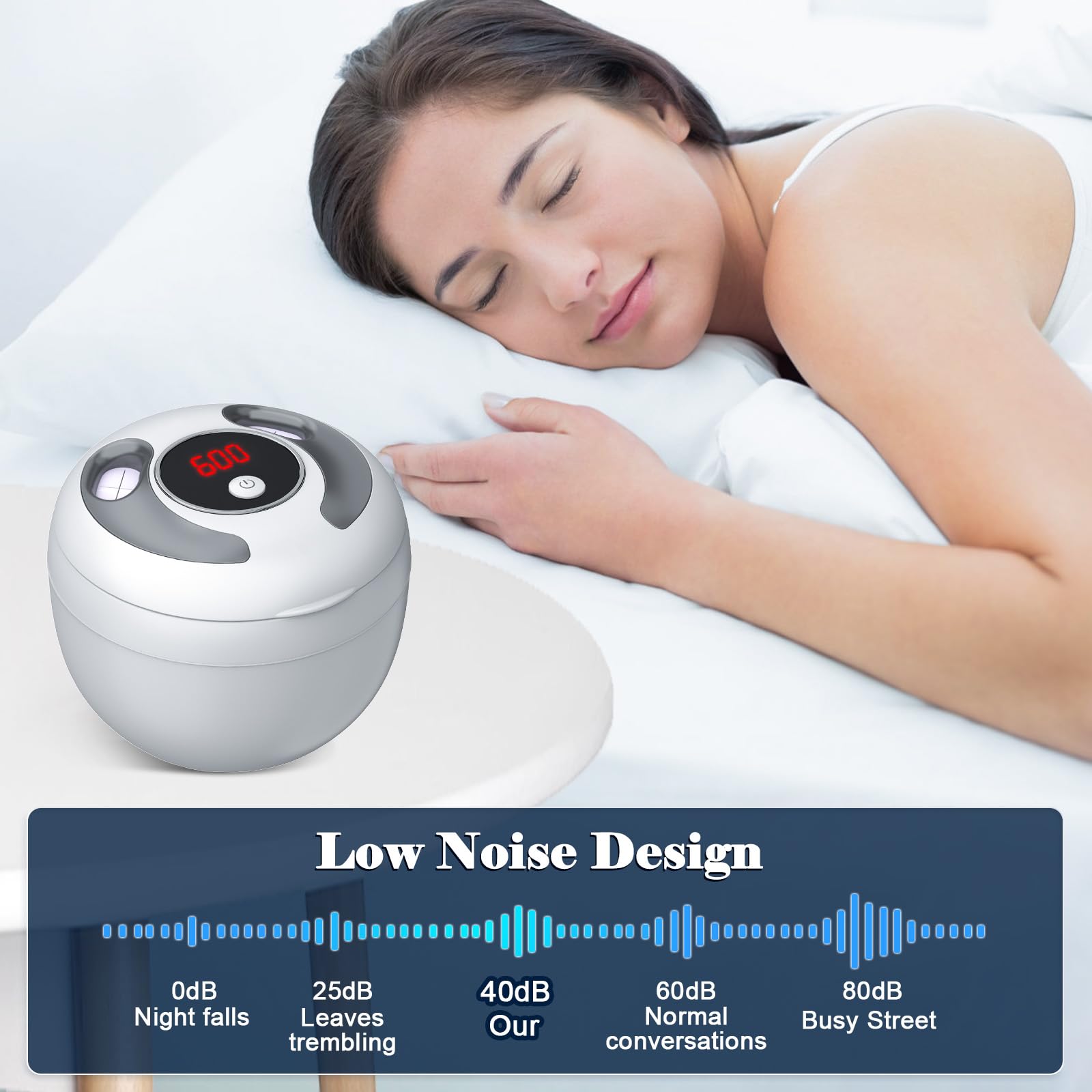 45000Hz Ultrasonic Cleaner Nettoyeur Ultrasons, 200ML Dental Pod, 25W Nettoyant Ultrason avec 4 UV Lampe, 4 Modes pour Prothèses Dentaires, Gouttière Dentaire, Retainer, Bijoux, tête de brosse