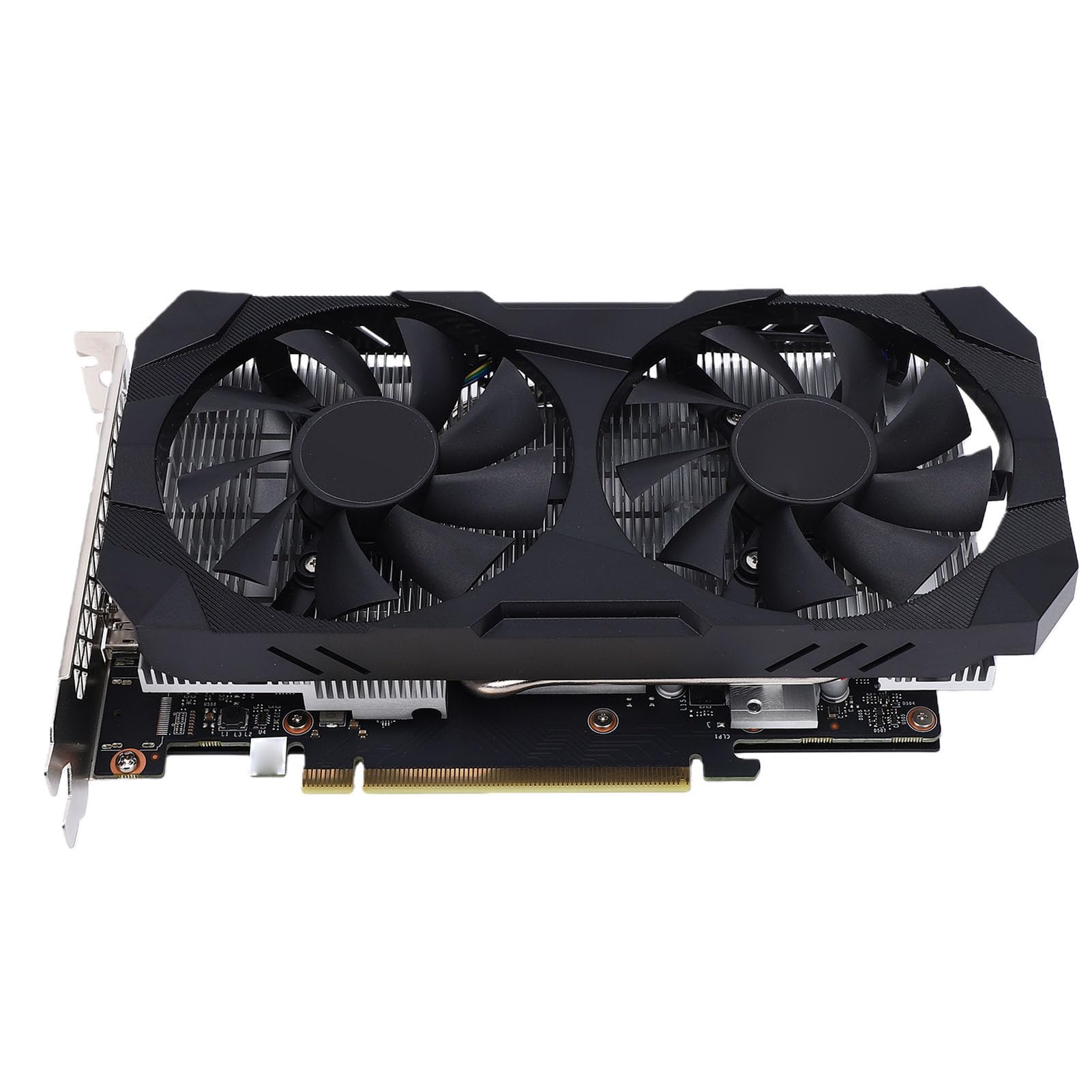 Karta Graficzna 6 GB GDDR6 192-bitowy Podwójny Wentylator do Gier Stacjonarnych Karta Graficzna do Gier na PC, 1080p z obsługą DisplayPort