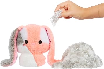 Fluffie Stuffiez Bunny Small Collectible Feature Plush - Surprise Reveal Unboxing Huggable Tactile Play Fidget DIY Ultra Soft Fluff
