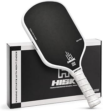 RAV PRO Pickleball Paddle - Ultimate HIGH END 16mm Japanese Toray T700 Raw Carbon Fiber CFS w/Excellent GRIT Roughness Texture, Aero Dynamic Curve, USAPA Approved, Non Slip Grip