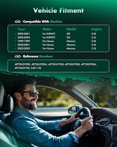 Miniatura 2 de SCITOO 3401152 Manguera de presión de manguera de dirección asistida para Nissan Maxima 1999 2000 2001 2002 2003 para Infiniti I30 2000 2001 para