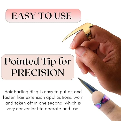 Miniatura 7 de Herramienta de Separación Rápida para Trenzas con Dedos - Herramientas de Trenzado de Puntada de Acero Inoxidable para Rastas Duraderas, Pelucas e