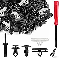 Vista 1 de Clips de retención 5 en 1 para rejilla Wrangler, remaches de plástico tipo empuje Xislet compatibles con Jeep Wrangler 2007-2024 y clips