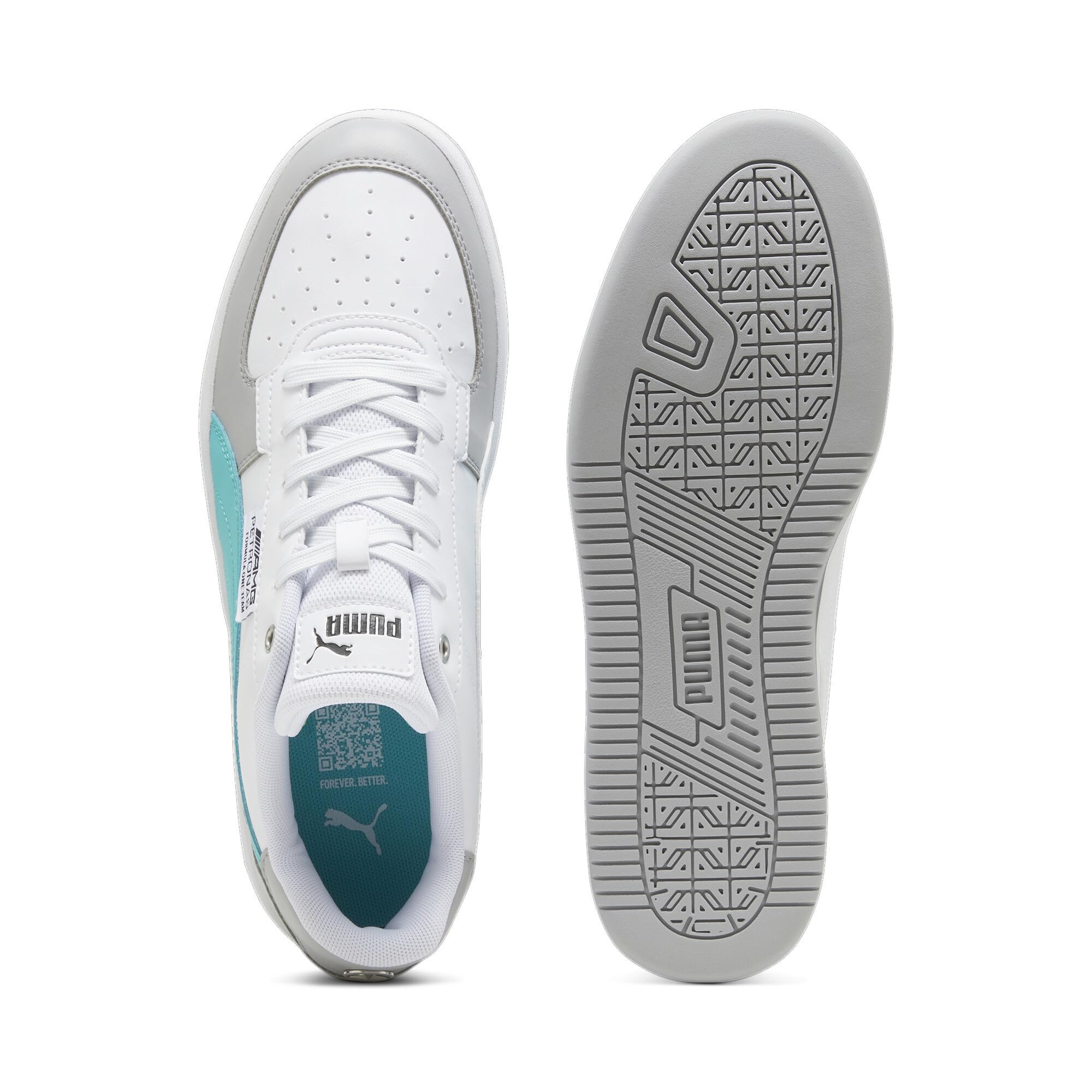 PUMA Zapatillas Mercedes-AMG Petronas Caven 2.0 42 White Sheen Green Team Silver Gray