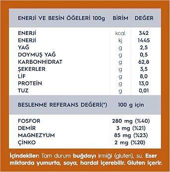Barilla Tam Buğday Kalem Makarna (Integrale Pennette Rigate) 400 g.