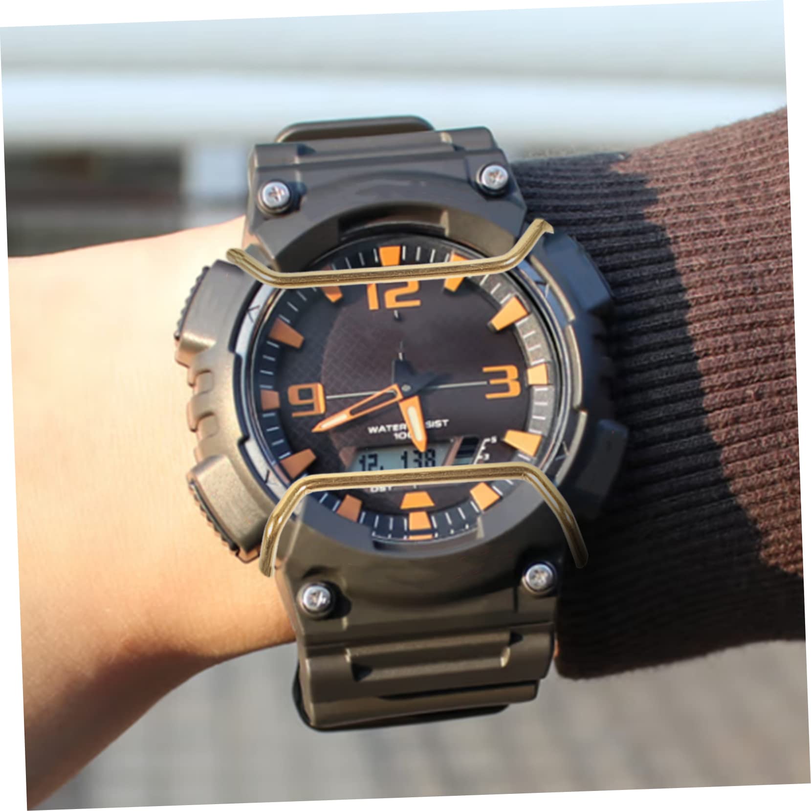 BESTonZON 5pièces Bumper De pour Montre Coque De Écran Compacte Et Accessoire Et Pratique pour Montre Homme Aux Et Facile à Installer