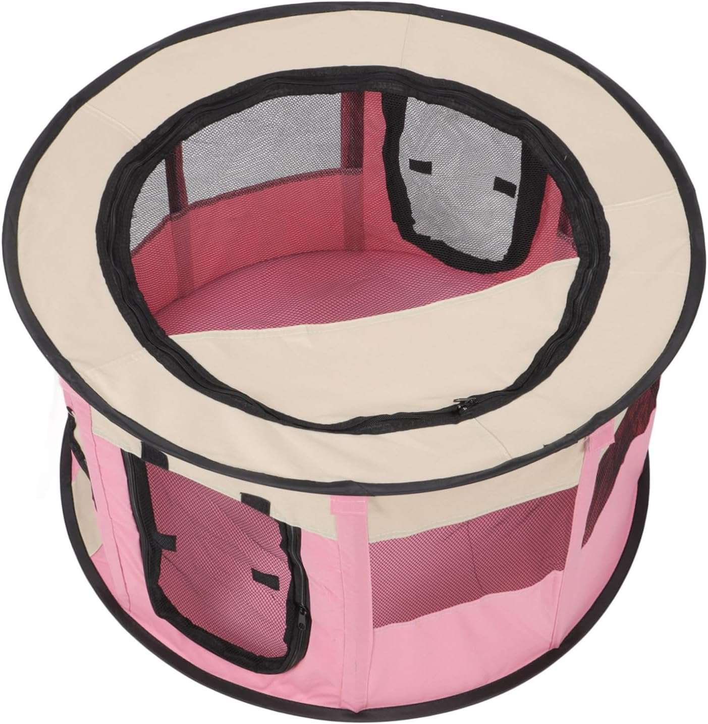 VICASKY Portable Pet Playpen for Small Animals Indoor Outdoor Use Safe and Secure Breeding Space for Cats and Dogs for Spaces Multi Functional Pet Tent