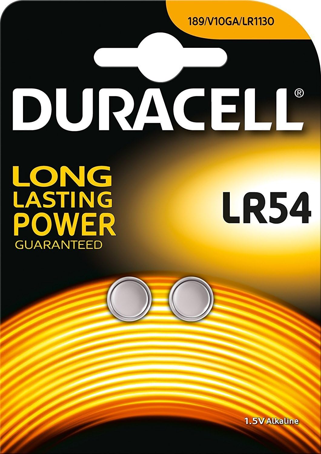 Battery Duracell 2 pz. Stud LR54
