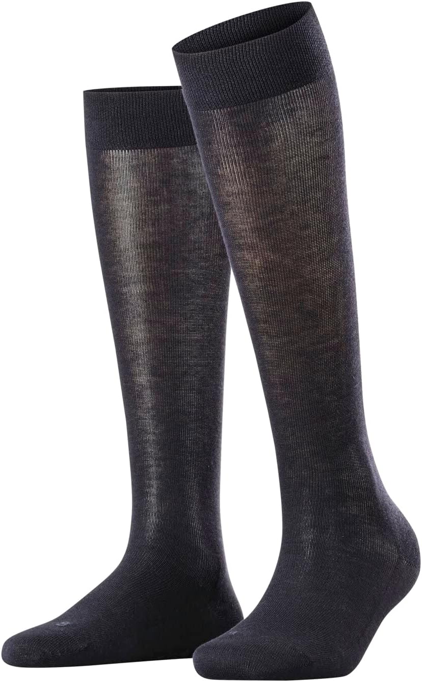 FALKE Women's Sensitive London Knee High Socks, Wide Top, Diabetic, Non Binding