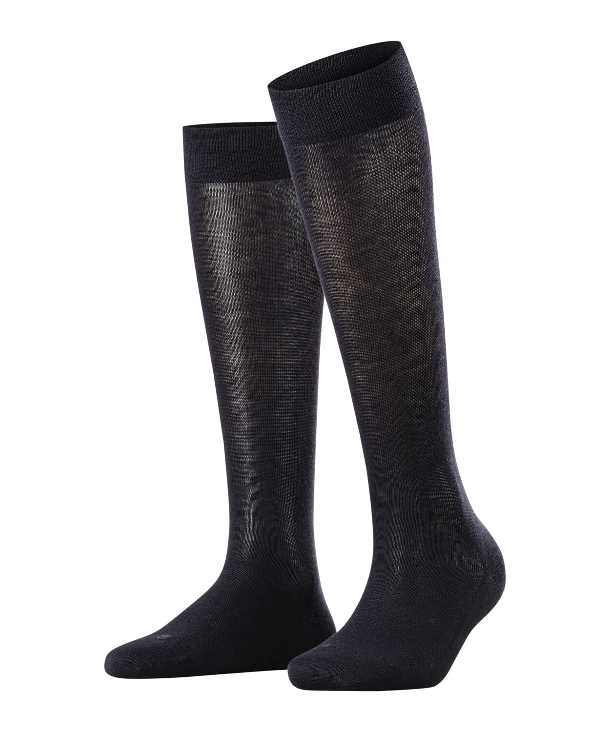 FALKE Women's Sensitive London W KH Cotton With Soft Tops 1 Pair Knee-High Socks, Blue (Dark Navy 6370) new - eco-friendly, 2.5-5
