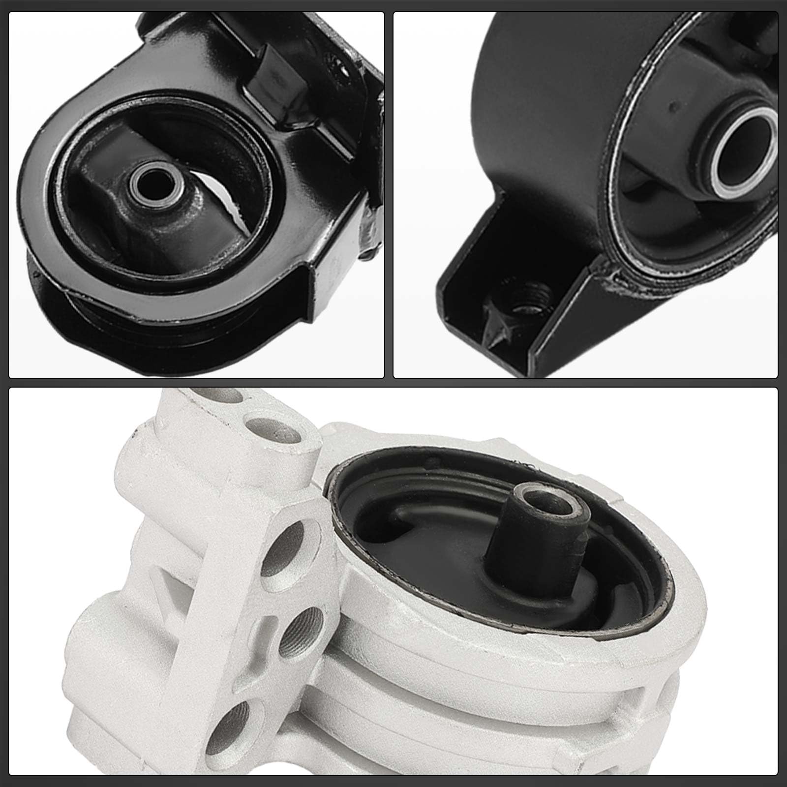 Frankberg 2x Supporto motore anteriore destro + 1x Supporto idraulico | MB844274; Compatibile con: Eclipse II D3A