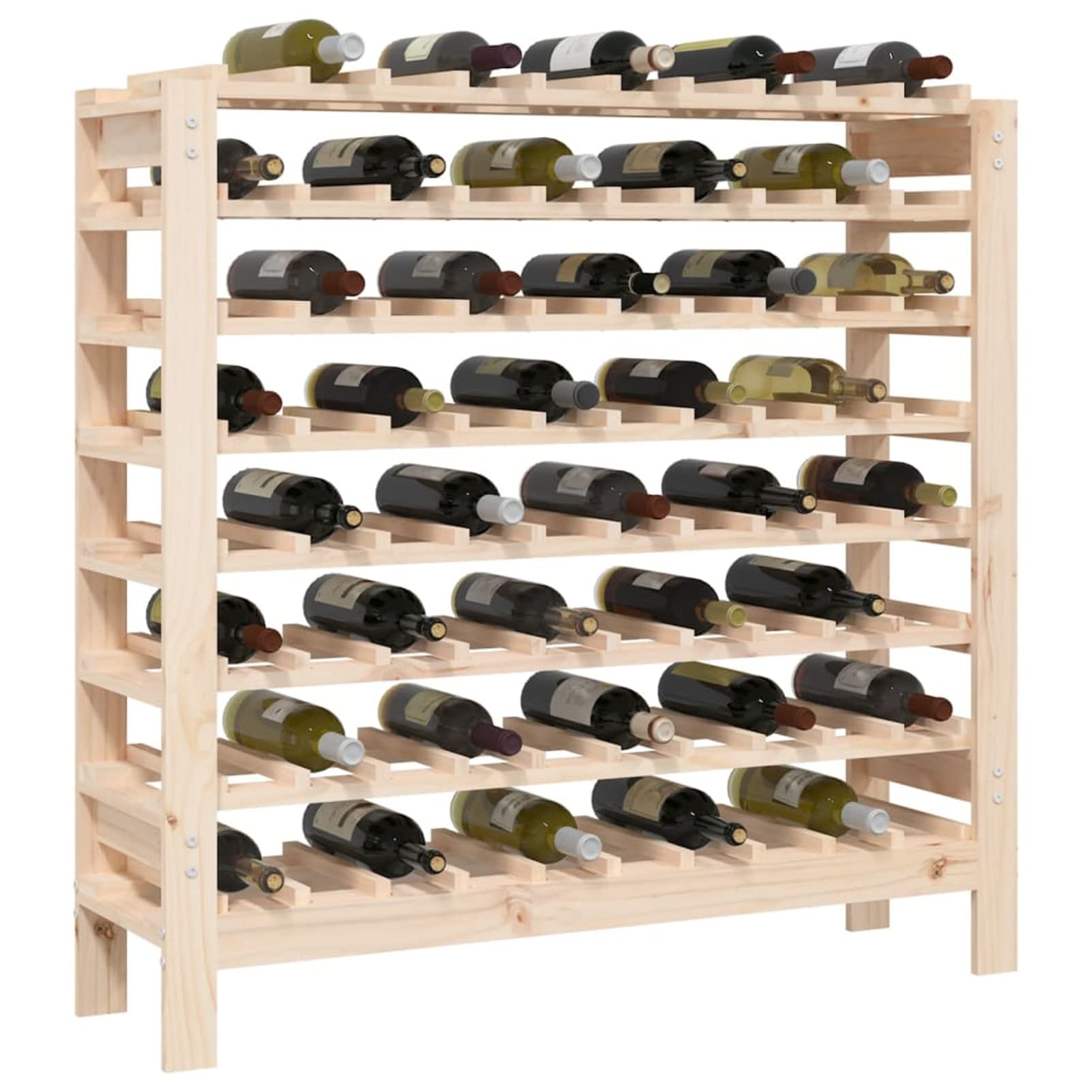 Amazon.co.jp: GSKDBCC ワインラック 43x30x42インチ 無垢材 パイン材