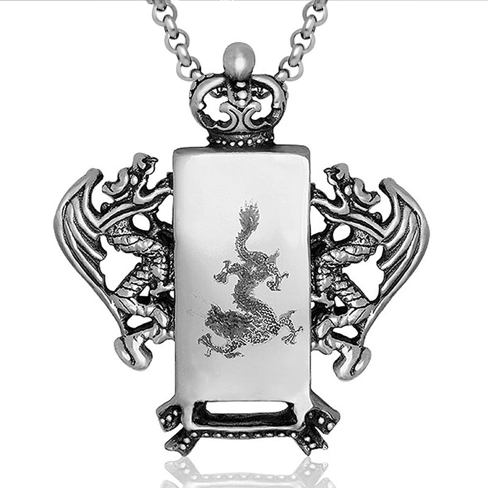 Collier dragon pour homme idée cadeau idéale style chinois rétro