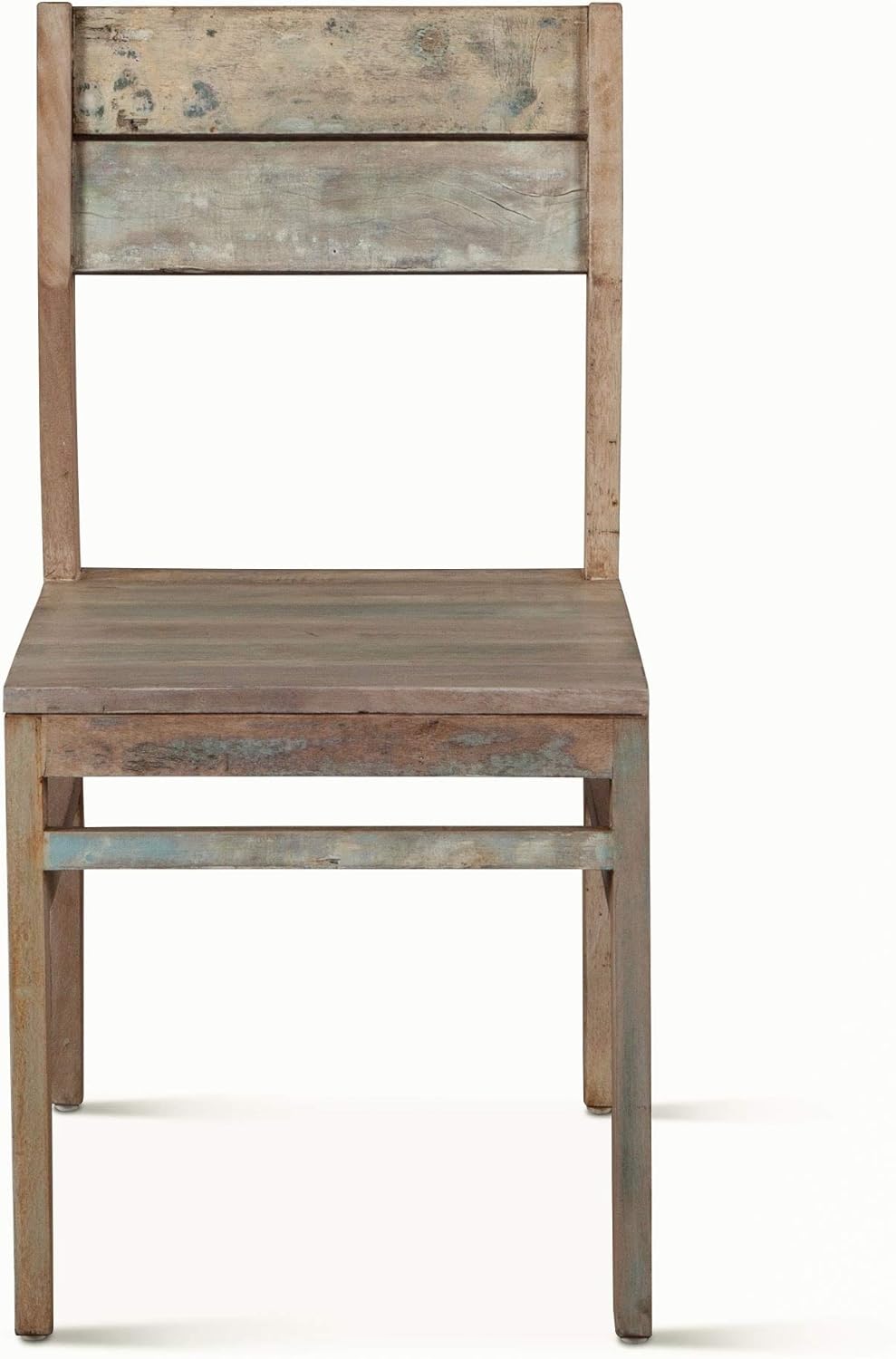 UKN Reclaimed Teak Dining Chairs Set of 2 Brown Bohemian