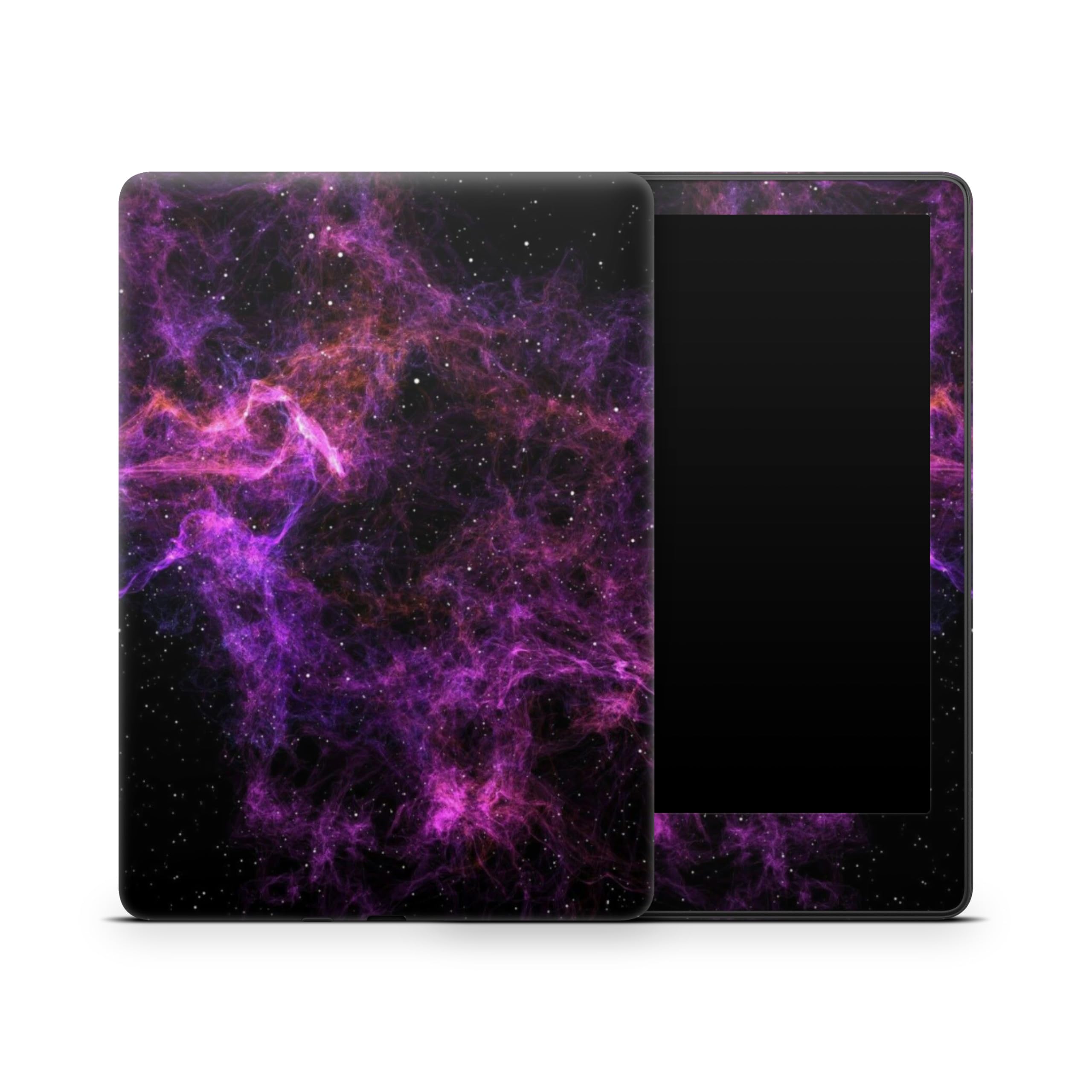 ZOOMHITSKINS Kindle Skin Compatible with Kindle Paperwhite Gen 12 (2024), Astral Plum Space Galaxy Nebula Cosmos Universe Purple, Easy Bubble-Free 3M Vinyl Skin Decal Accessories, Made in The USA